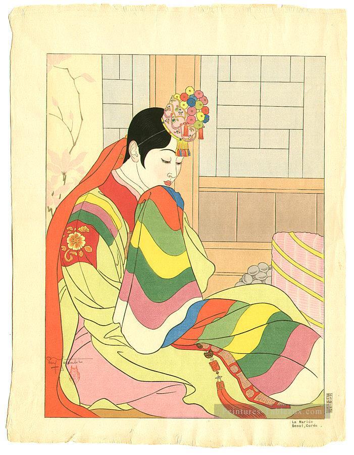 la mariee COREE 1948 japonais Peintures à l'huile